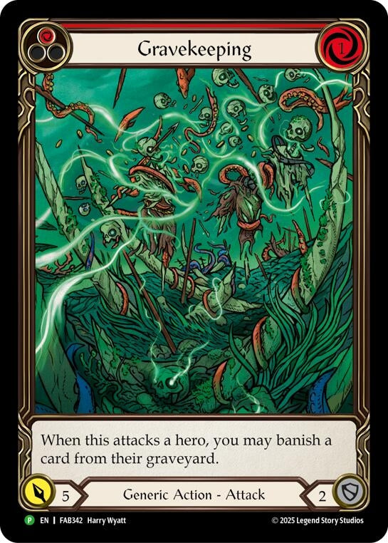 Image for Gravekeeping (Red) - FAB342 (FAB342) - Flesh and Blood TCG