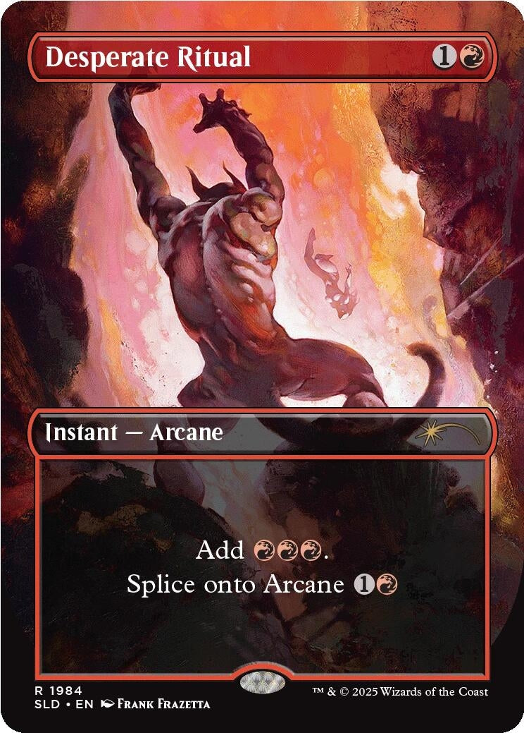 Image for Desperate Ritual (1984) (1984) (Secret Lair Drop Series) - Magic: The Gathering