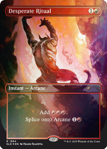 Image for Desperate Ritual (1984) (Rainbow Foil) (1984) (Secret Lair Drop Series) - Magic: The Gathering