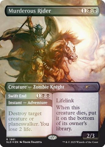 Image for Murderous Rider (1981) (Rainbow Foil) (1981) (Secret Lair Drop Series) - Magic: The Gathering