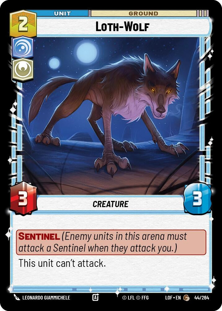 Image for Loth-Wolf (044/264) (Legends of the Force) - Star Wars: Unlimited