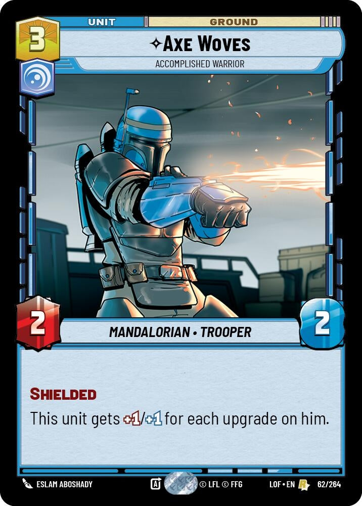 Image for Axe Woves - Accomplished Warrior (062/264) (Legends of the Force) - Star Wars: Unlimited