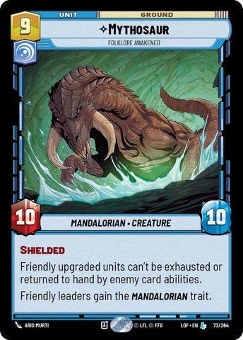 Image for Mythosaur - Folklore Awakened (073/264) (Legends of the Force) - Star Wars: Unlimited
