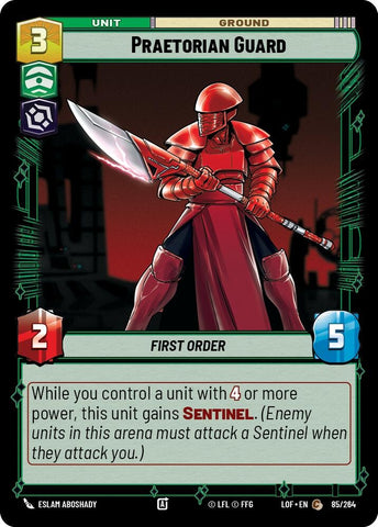 Image for Praetorian Guard (085/264) (Legends of the Force) - Star Wars: Unlimited