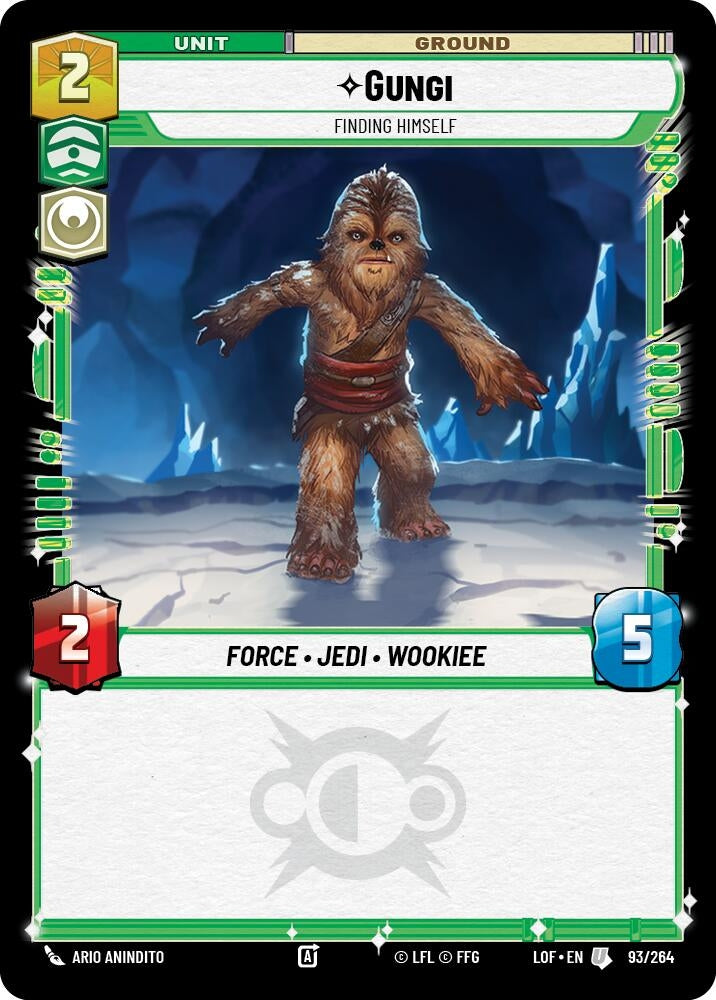 Image for Gungi - Finding Himself (093/264) (Legends of the Force) - Star Wars: Unlimited