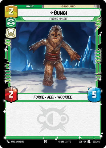 Image for Gungi - Finding Himself (093/264) (Legends of the Force) - Star Wars: Unlimited