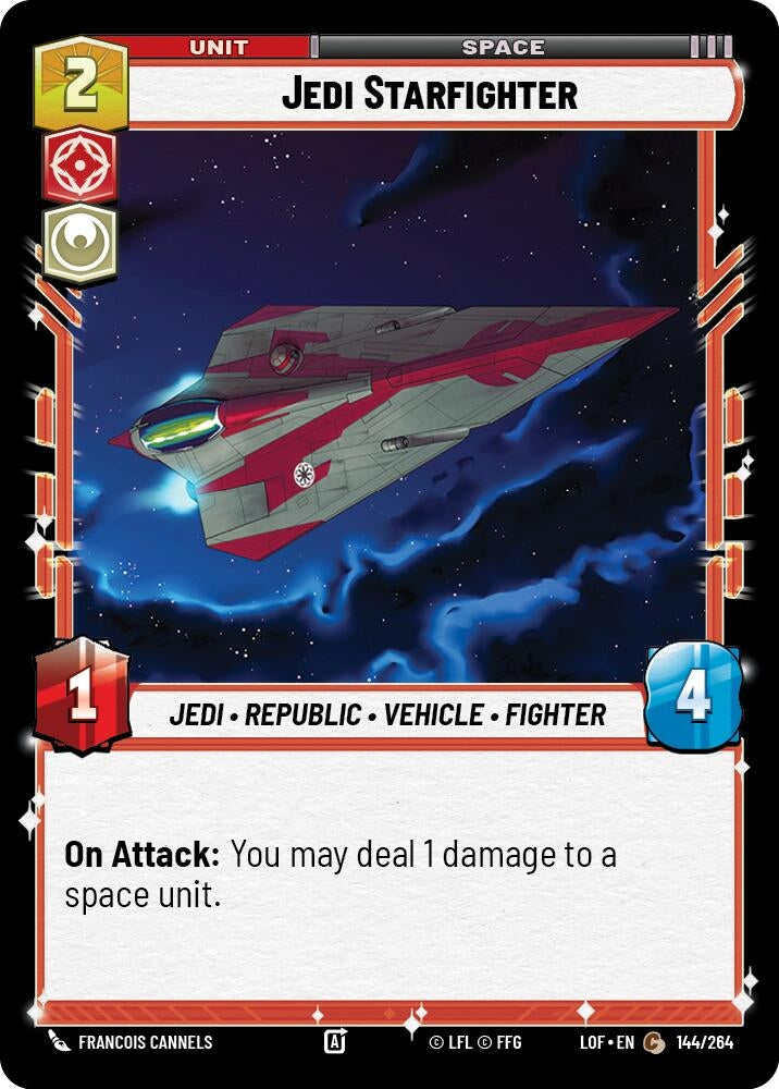 Image for Jedi Starfighter (144/264) (Legends of the Force) - Star Wars: Unlimited
