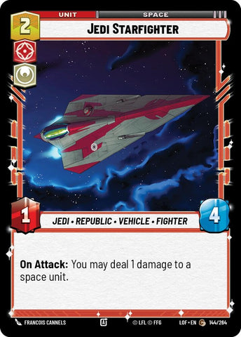 Image for Jedi Starfighter (144/264) (Legends of the Force) - Star Wars: Unlimited