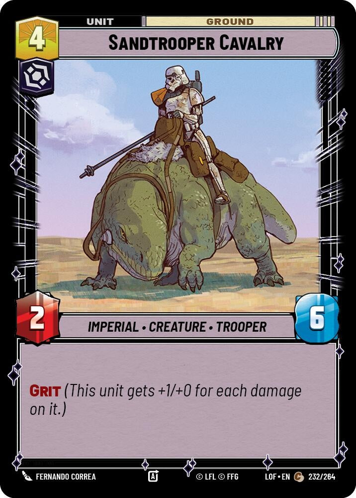 Image for Sandtrooper Cavalry (232/264) (Legends of the Force) - Star Wars: Unlimited