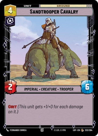 Image for Sandtrooper Cavalry (232/264) (Legends of the Force) - Star Wars: Unlimited