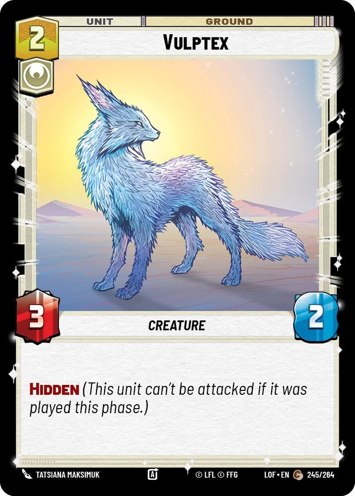 Image for Vulptex (245/264) (Legends of the Force) - Star Wars: Unlimited