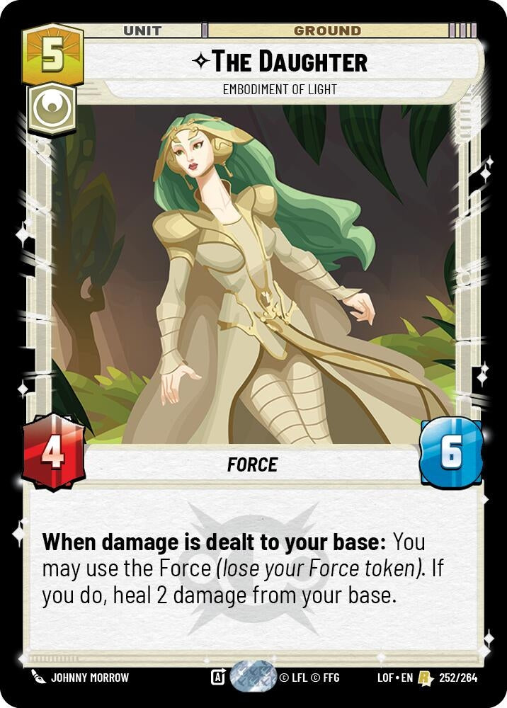 Image for The Daughter - Embodiment of Light (252/264) (Legends of the Force) - Star Wars: Unlimited