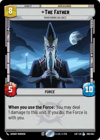 Image for The Father - Maintaining Balance (260/264) (Legends of the Force) - Star Wars: Unlimited