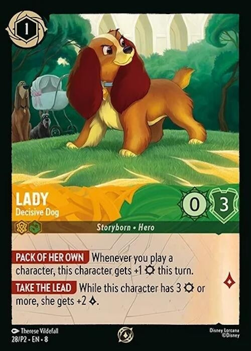 Image for Lady - Decisive Dog (28) - Disney Lorcana