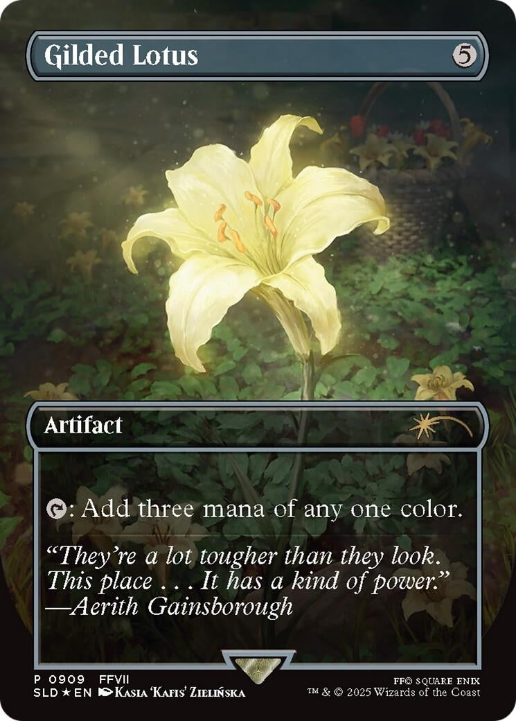 Image for Gilded Lotus (Rainbow Foil) (909) (909) (Secret Lair Drop Series) - Magic: The Gathering