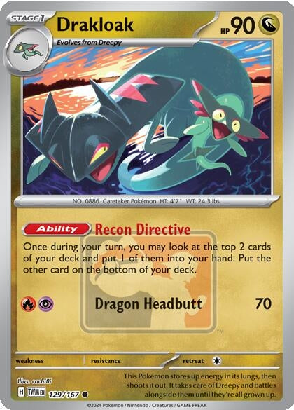 Image for Drakloak (129/167) (League & Championship Cards) - Pokemon