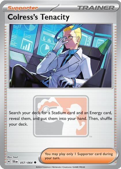 Image for Colress's Tenacity (057/064) (League & Championship Cards) - Pokemon