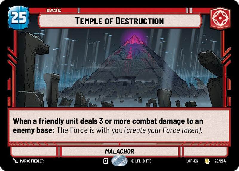 Image for Temple of Destruction (025/264) (Legends of the Force) - Star Wars: Unlimited