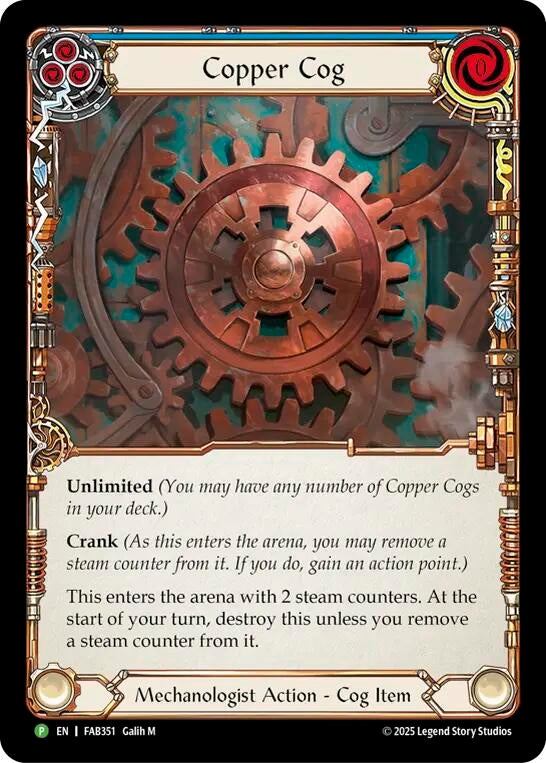 Image for Copper Cog - FAB351 (FAB351) - Flesh and Blood TCG
