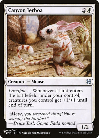 Image for Canyon Jerboa (007/280) (The List Reprints) - Magic: The Gathering