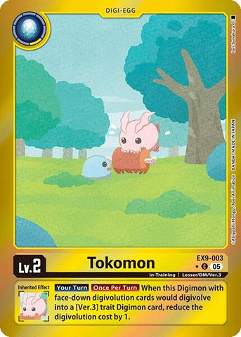 Image for Tokomon (Limited Foil) (EX9-003 C) (Versus Monsters) - Digimon Card Game