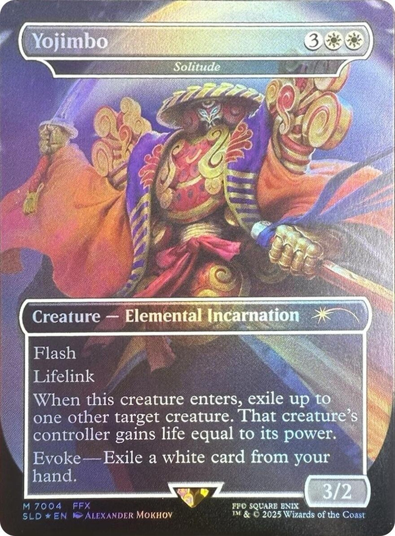 Image for Yojimbo - Solitude (Rainbow Foil) (7004) (Secret Lair Drop Series) - Magic: The Gathering