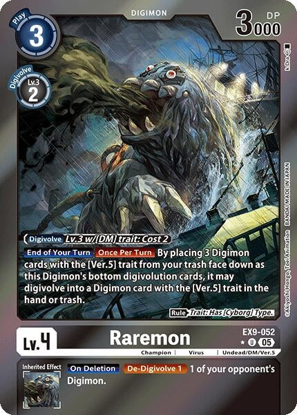 Image for Raremon (Limited Foil) (EX9-052 U) (Versus Monsters) - Digimon Card Game