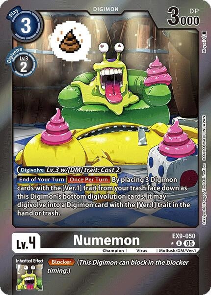 Image for Numemon (Limited Foil) (EX9-050 U) (Versus Monsters) - Digimon Card Game