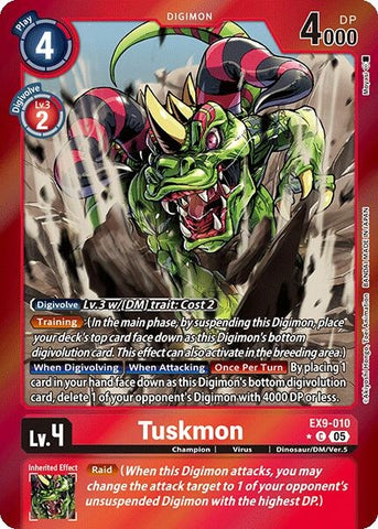 Image for Tuskmon (Limited Foil) (EX9-010 C) (Versus Monsters) - Digimon Card Game