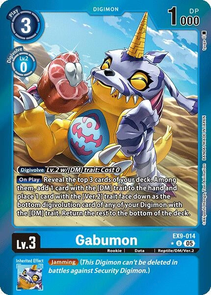 Image for Gabumon (Limited Foil) (EX9-014 U) (Versus Monsters) - Digimon Card Game