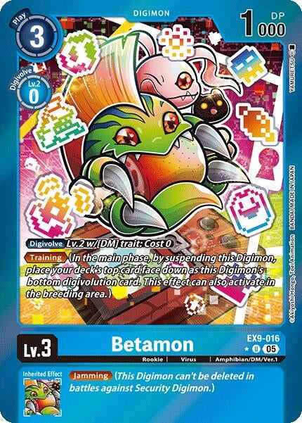 Image for Betamon (Limited Foil) (EX9-016 U) (Versus Monsters) - Digimon Card Game