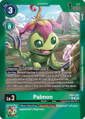 Image for Palmon (Limited Foil) (EX9-035 C) (Versus Monsters) - Digimon Card Game