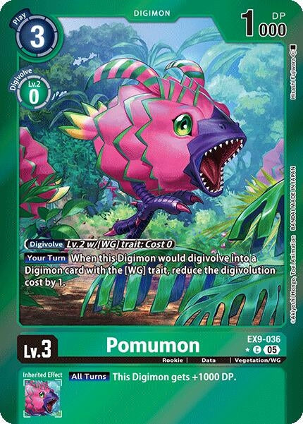 Image for Pomumon (Limited Foil) (EX9-036 C) (Versus Monsters) - Digimon Card Game