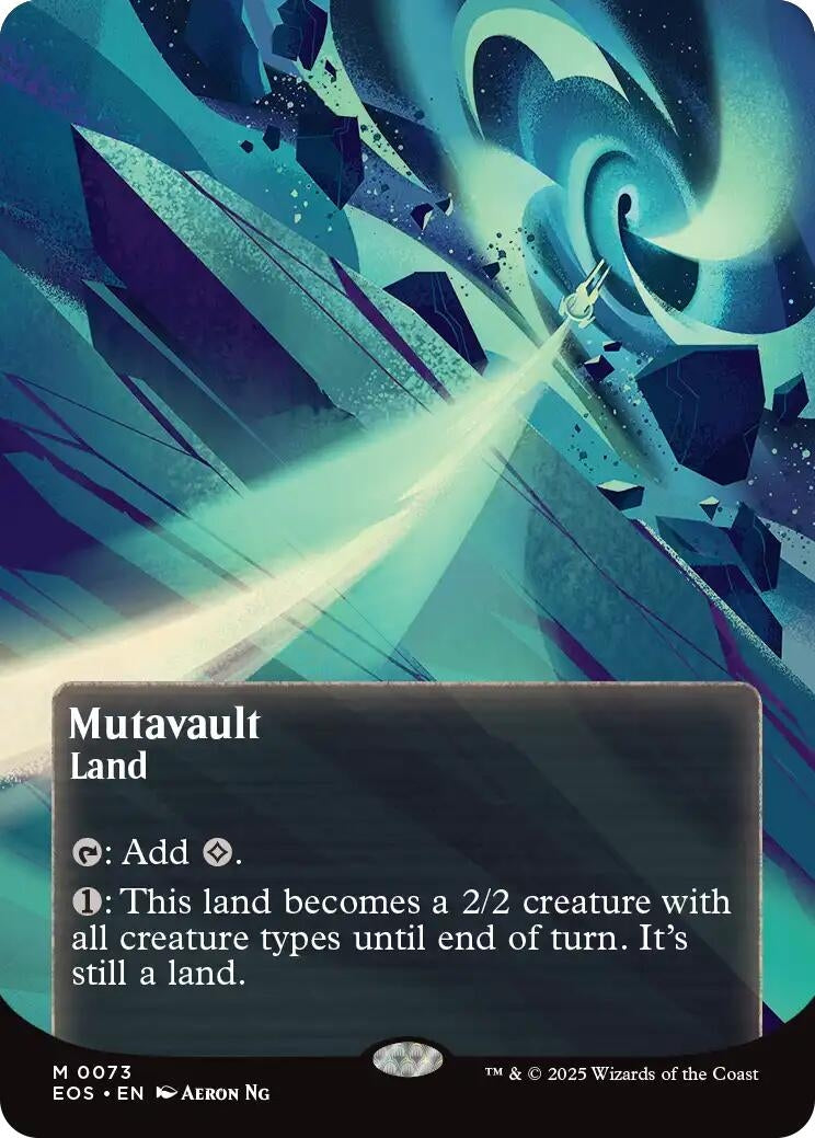 Image for Mutavault (0073) (Borderless) (73) (Edge of Eternities: Stellar Sights) - Magic: The Gathering