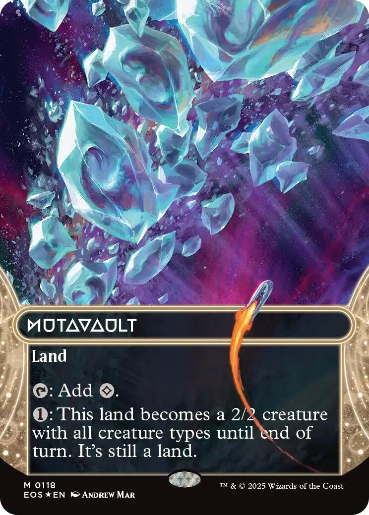 Image for Mutavault (0118) (Borderless) (Galaxy Foil) (118) (Edge of Eternities: Stellar Sights) - Magic: The Gathering