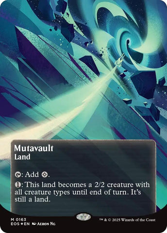 Image for Mutavault (0163) (Borderless) (Galaxy Foil) (163) (Edge of Eternities: Stellar Sights) - Magic: The Gathering