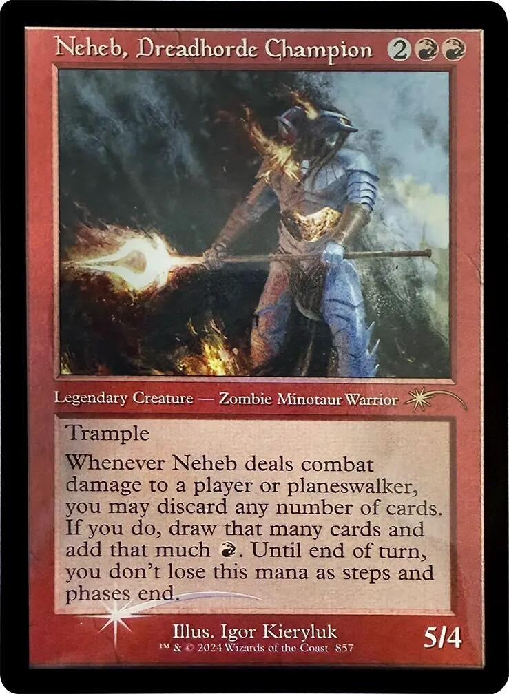 Image for Neheb, Dreadhorde Champion (Retro Frame) (857) (Secret Lair Drop Series) - Magic: The Gathering