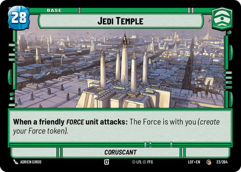Image for Jedi Temple // Shield (023/264 // T02/T03) (Legends of the Force) - Star Wars: Unlimited