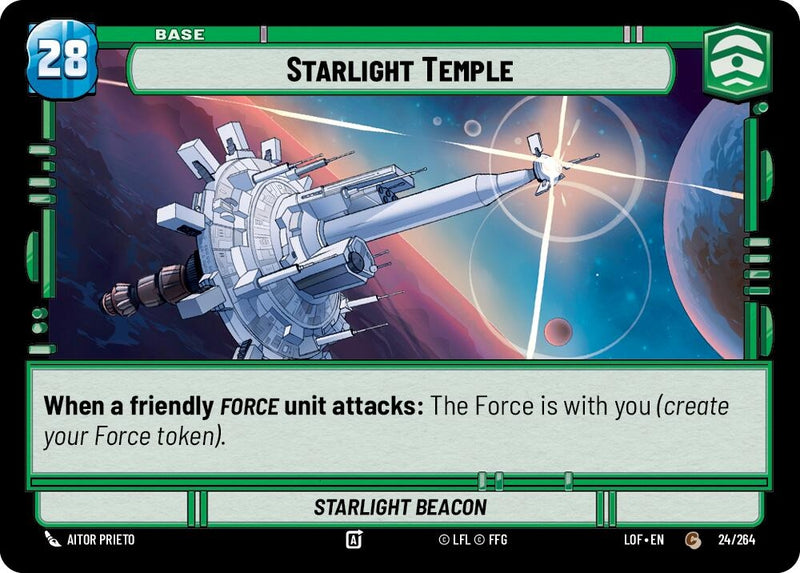 Image for Starlight Temple // Force (024/264 // T03/T03) (Legends of the Force) - Star Wars: Unlimited
