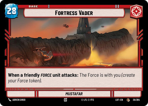 Image for Fortress Vader // Shield (026/264 // T02/T03) (Legends of the Force) - Star Wars: Unlimited