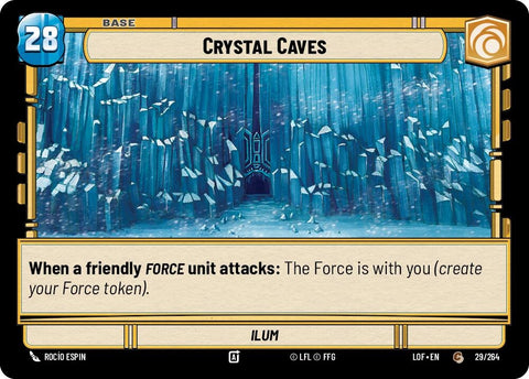 Image for Crystal Caves // Experience (029/264 // T01/T03) (Legends of the Force) - Star Wars: Unlimited