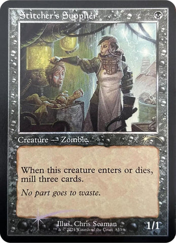 Image for Stitcher's Supplier (Retro Frame) (853) (Secret Lair Drop Series) - Magic: The Gathering