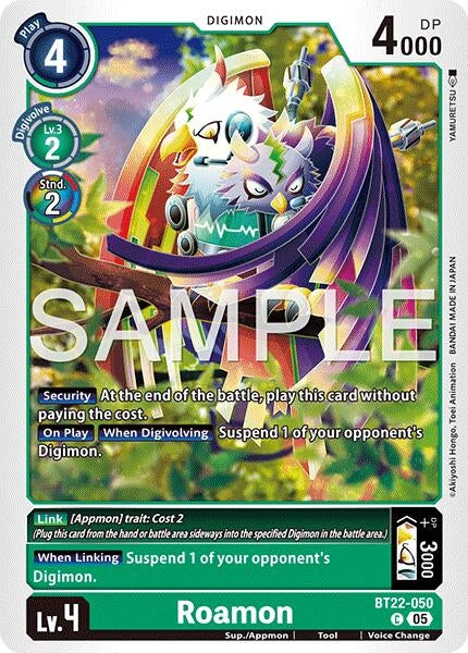 Image for Roamon (BT22-050 C) - Digimon Card Game