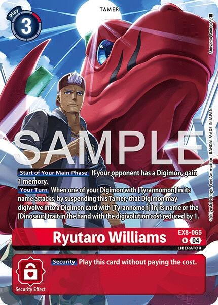 Image for Ryutaro Williams (Digimon Liberator Debuggers Set) (EX8-065 R) (Chain of Liberation) (EX-08) - Digimon Card Game