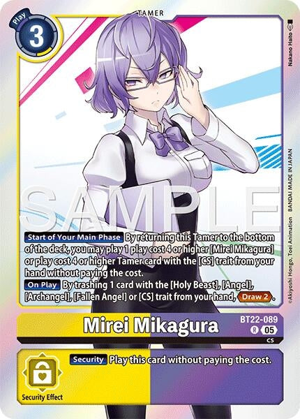 Image for Mirei Mikagura (BT22-089 R) - Digimon Card Game