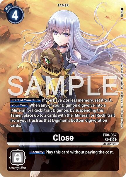 Image for Close (Digimon Liberator Debuggers Set) (EX8-067 R) (Chain of Liberation) (EX-08) - Digimon Card Game
