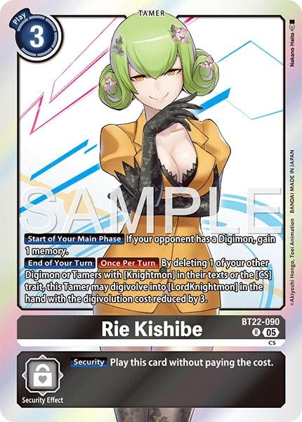 Image for Rie Kishibe (BT22-090 R) - Digimon Card Game