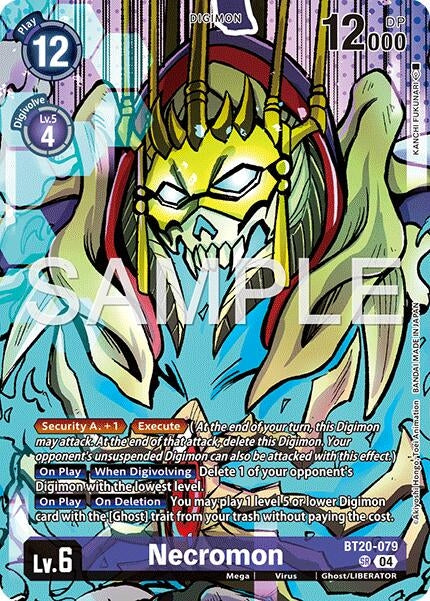 Image for Necromon (Digimon Liberator Debuggers Set) (BT20-079 SR) (Release Special Booster 2.5) (BT19-20) - Digimon Card Game