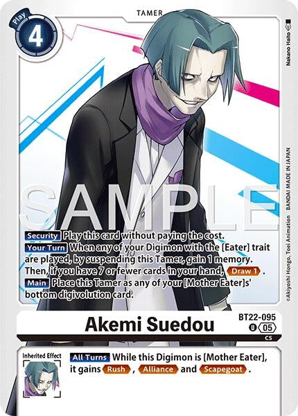 Image for Akemi Suedou (BT22-095 U) - Digimon Card Game