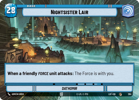 Image for Nightsister Lair // Experience (Hyperspace) (284 // T01) (Legends of the Force) - Star Wars: Unlimited